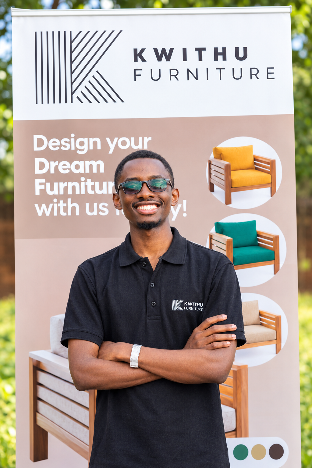 Kondwani Mzumara, Founder and CEO of Kwithu Furniture
